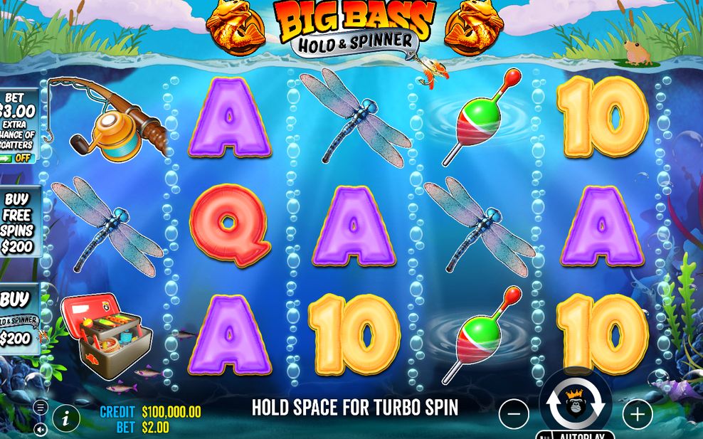 Big Bass – Hold & Spinner